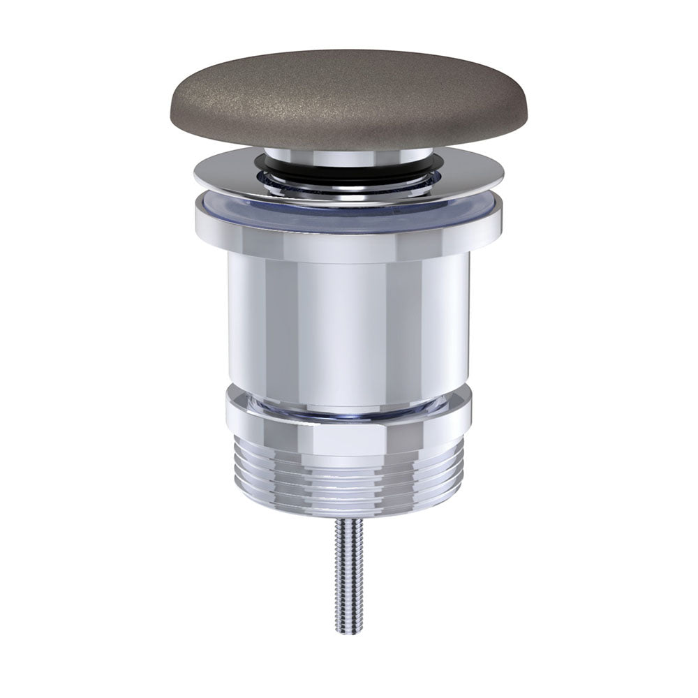 Fienza WAS72CC Pop Up Waste Universal Basin 32/40mm, Warm Grey Concrete