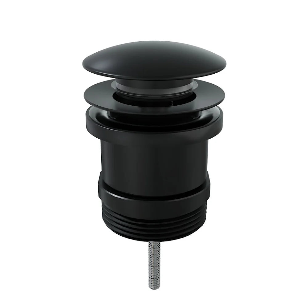 Fienza WAS72MB Pop Up Waste Universal Basin 32/40mm, Matte Black