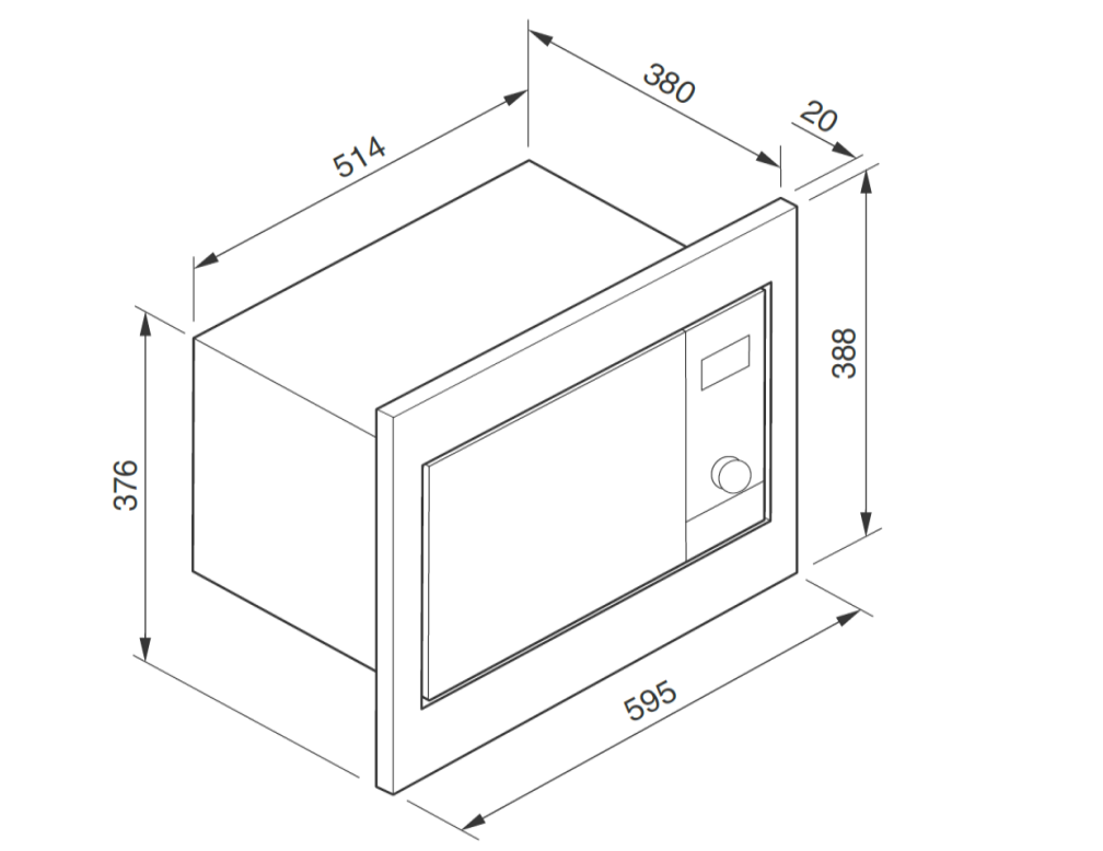 Technika WD905-2 Inbuilt Microwave Oven