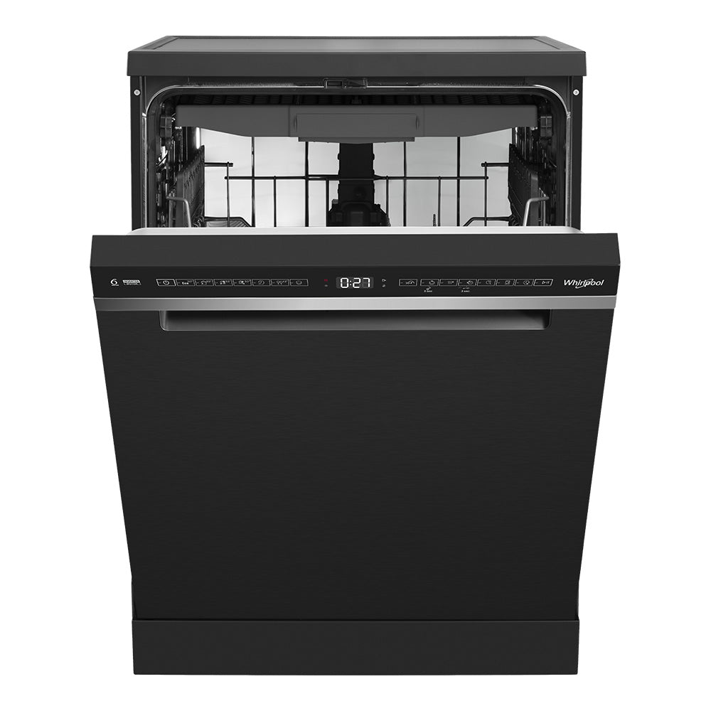 Whirlpool WDFS3R4NBSAU Maxi-Tub 14 Place Setting Freestanding Dishwasher in Black