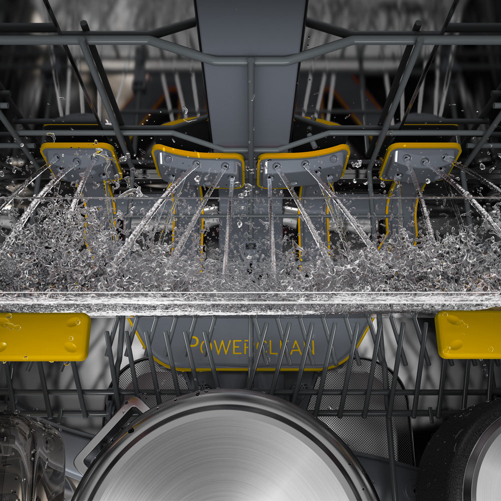 Whirlpool WDFS3R4NIXAU Power-Clean Maxi-Tub 14 Place Setting Freestanding Dishwasher in Stainless Steel