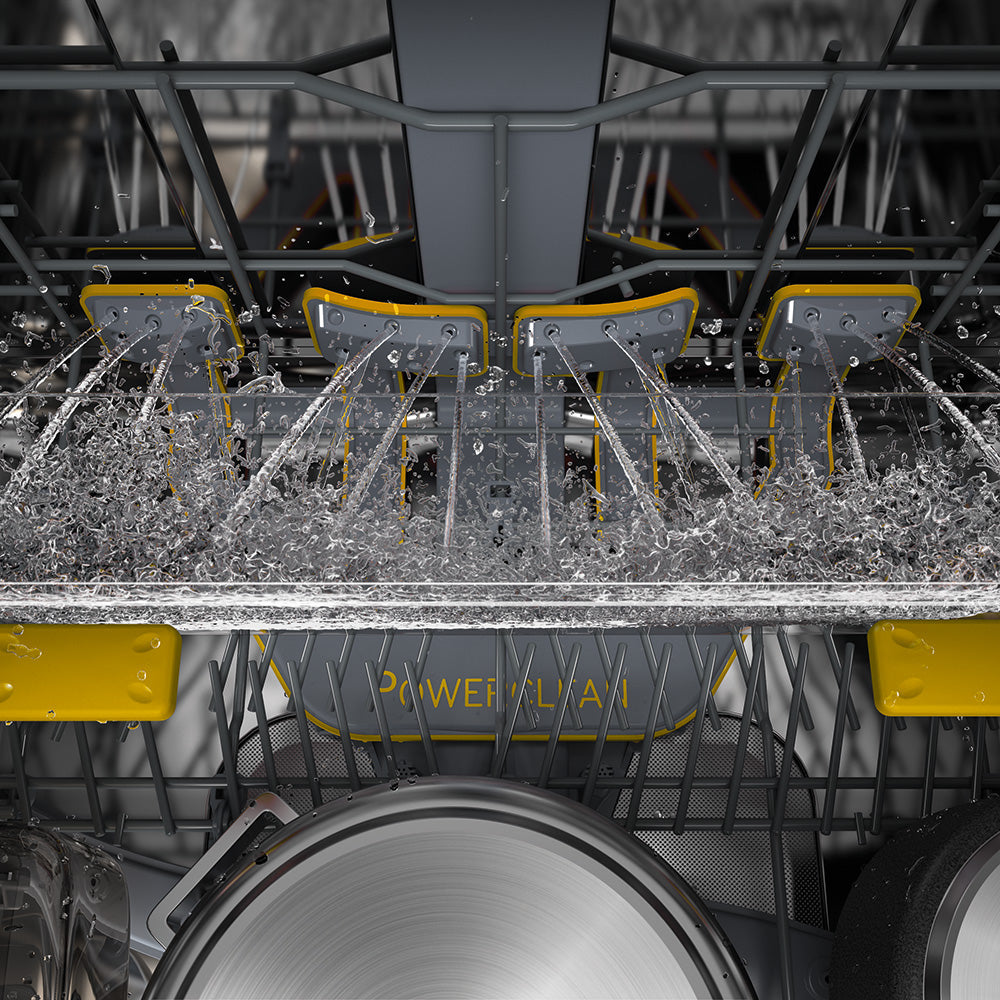 Whirlpool WDFS3L5PBSAU Power Clean Maxi-Tub 15 Place Setting Freestanding Dishwasher In Black