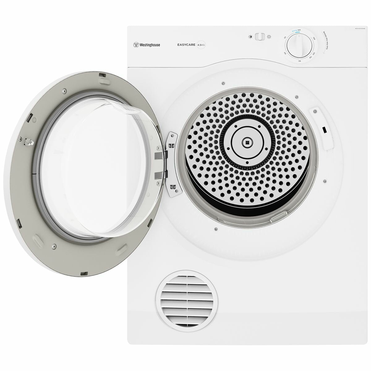 Westinghouse Wdv457H3Wb 4.5Kg Vented Clothes Dryer - Seconds Stock Standard Dryers