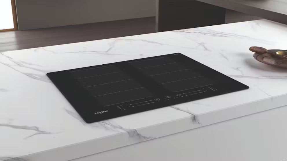 Whirlpool WS8865NEP 65cm 4 Zone 6th Sense Induction Cooktop with Flexi Zones