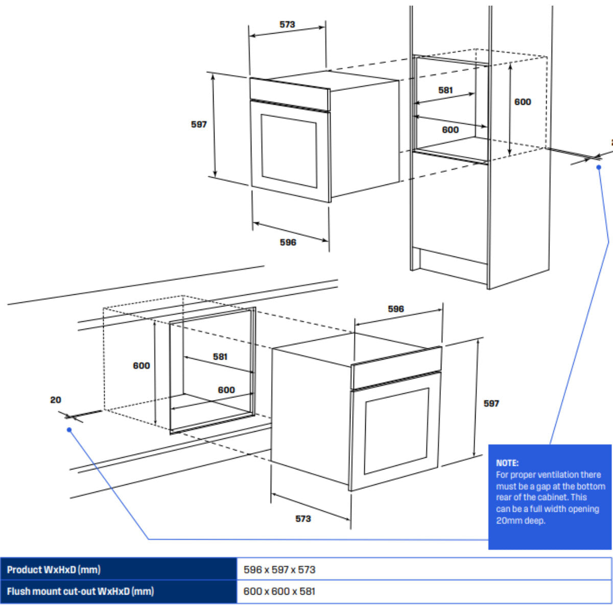 Westinghouse WVE6314DD 60m Dark Stainless Steel Electric Oven - Westinghouse Seconds Discount