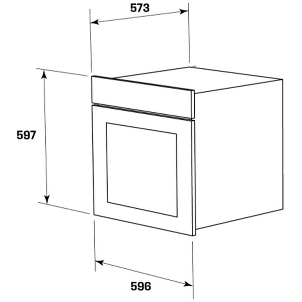 Westinghouse WVE6516DD 60m Dark Stainless Steel Electric Oven - Factory Seconds