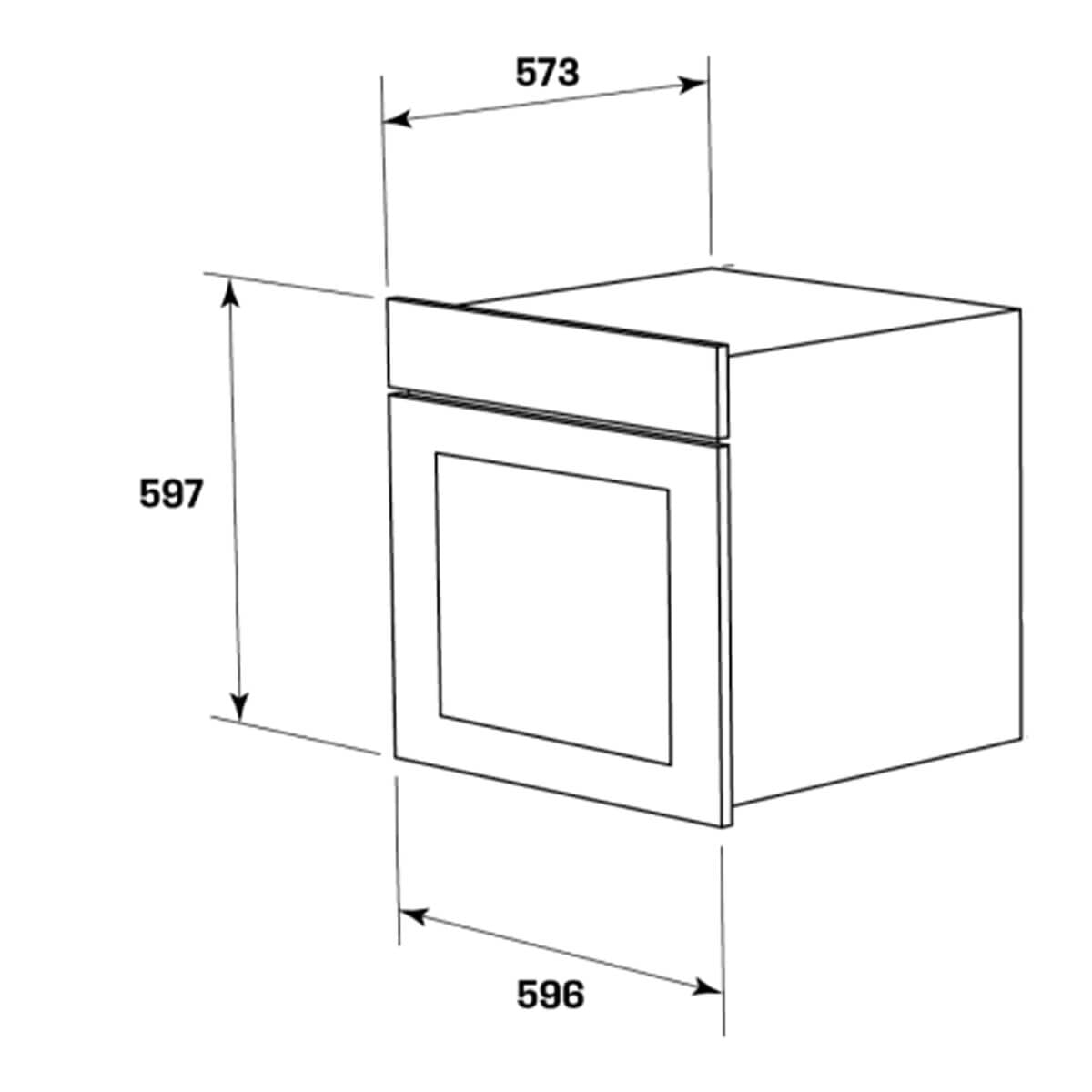 Westinghouse WVE6516SD 60cm Multi-Function with AirFry Stainless Steel Oven - Factory Seconds