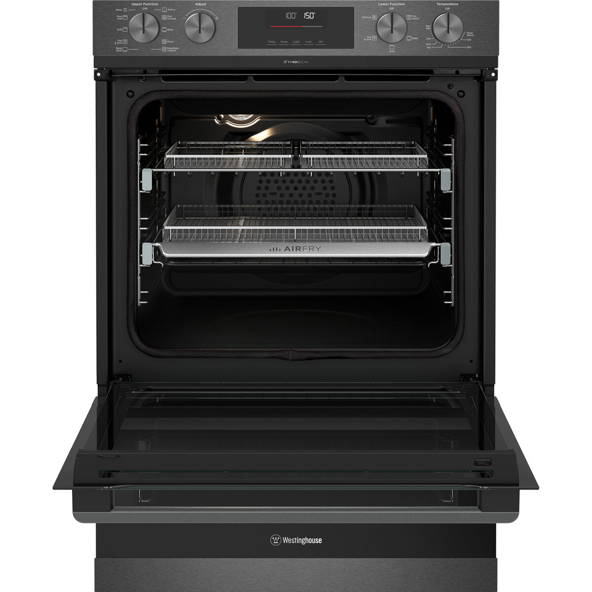Westinghouse WVEP6727DD Pyrolytic Duo Wall Oven – Westinghouse Factory Seconds
