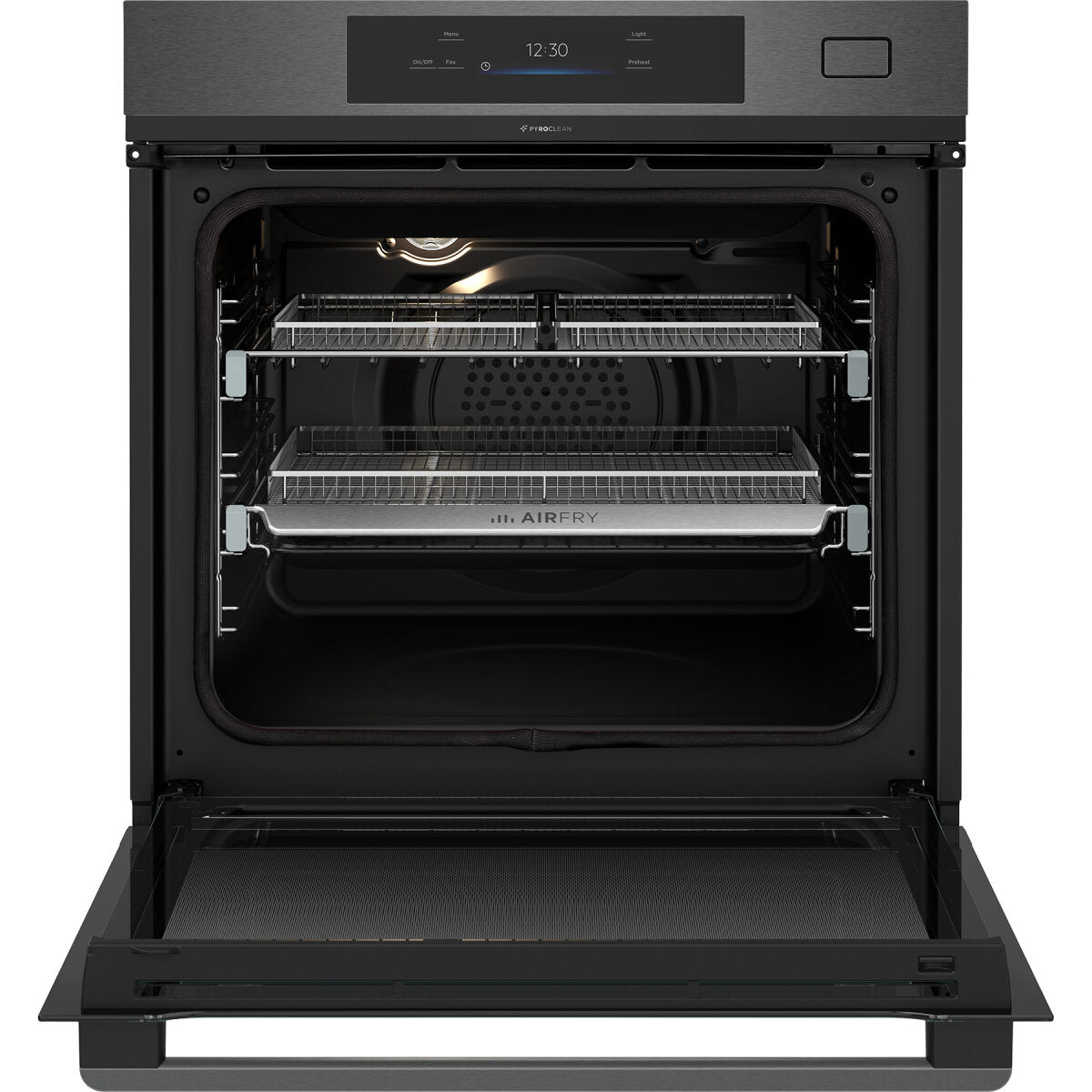 Westinghouse WVEP6918DD 60cm Multi-Function Pyrolytic Oven with AirFry and Steam Roast, Dark Stainless Steel - Factory Seconds