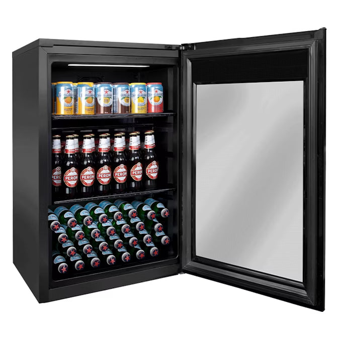 Artusi AOKP2BEVICE Piazza 3-Burner Outdoor Kitchen with Beverage Cooler and Ice Maker