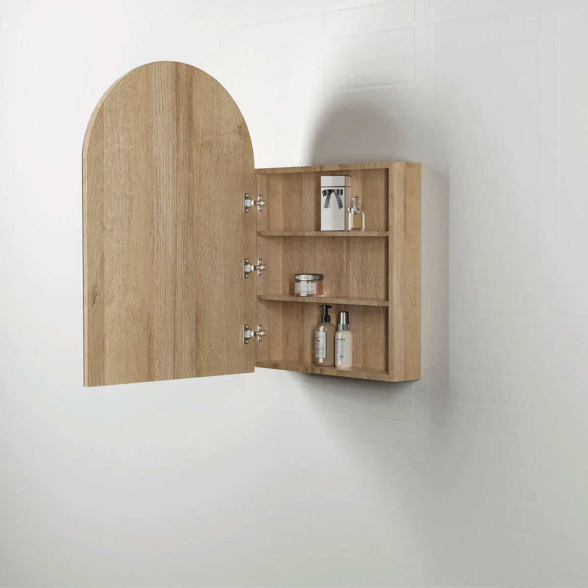 Otti ARSV9060N Archie 900mm Natural Oak Shaving Cabinet