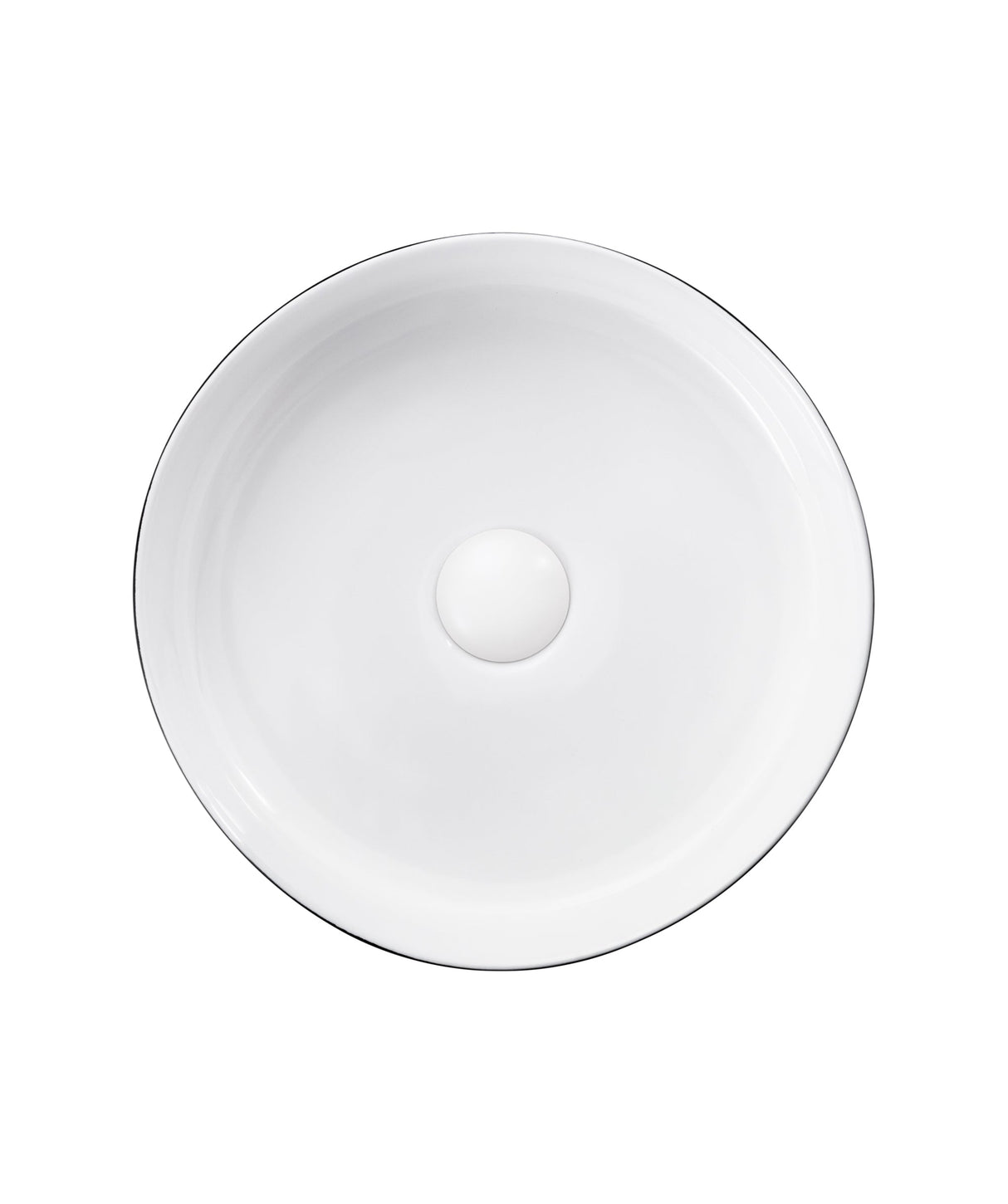 Seima 192207 Arko 355 Above Counter Basin, Black/White Textured
