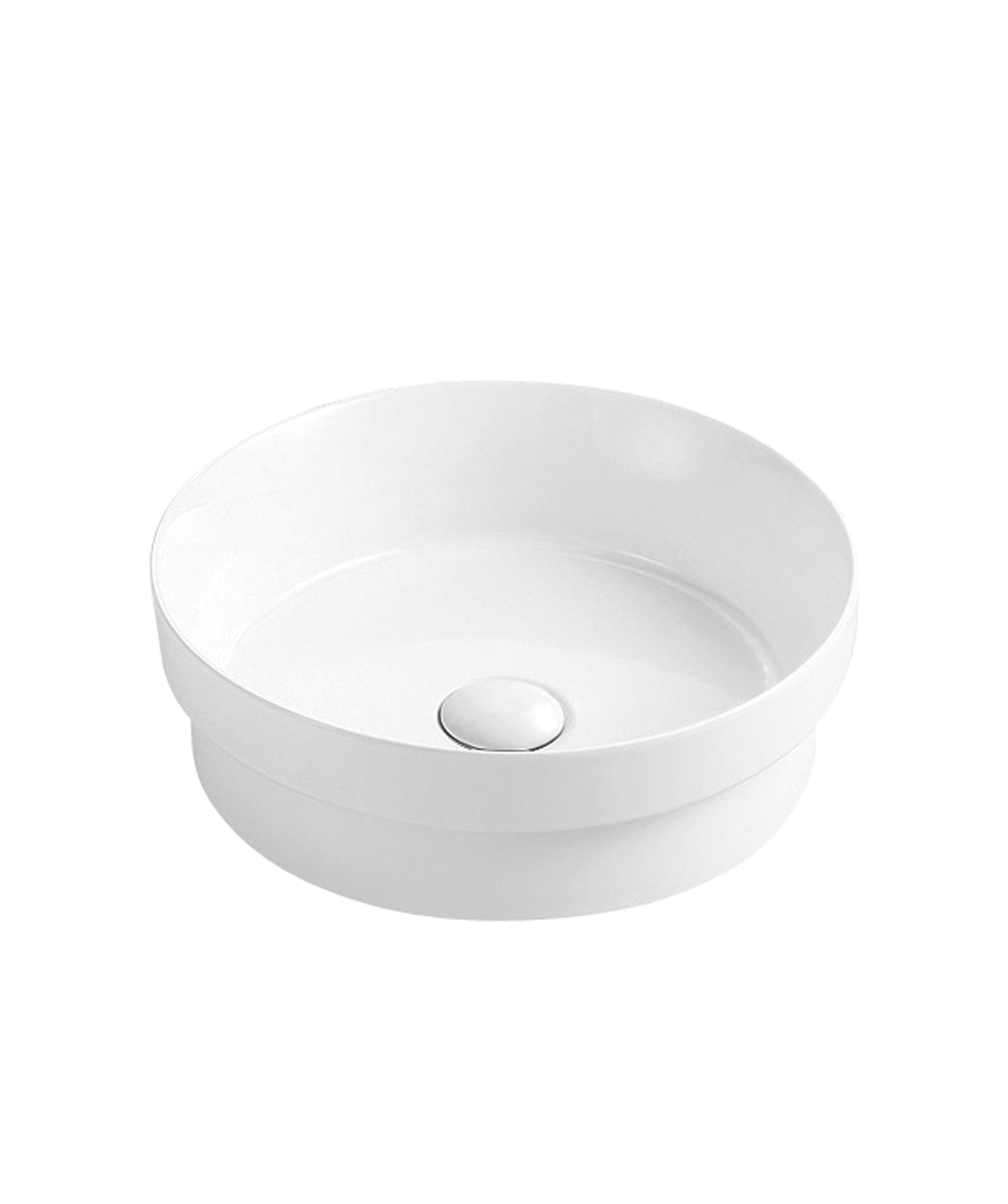 Seima 192626 Arko 356 Semi-Inset Basin, No taphole, Gloss White