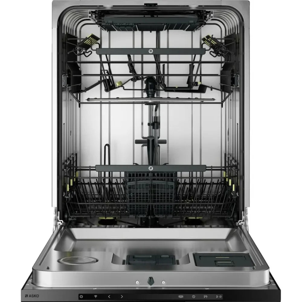 ASKO 60cm Style Built-In Dishwasher Black Steel DBI766IQXXLBSAU - ASKO Factory Seconds - Built Under Dishwashers