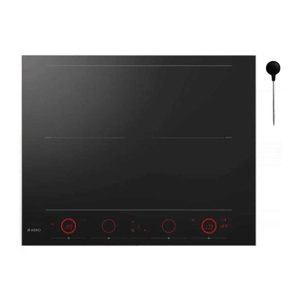 ASKO 64cm 4 Zone Induction Cooktop HID654GC - ASKO Factory Seconds - Induction Cooktop