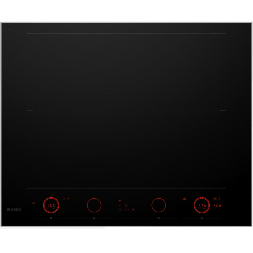 ASKO 64cm 4 Zone Induction Cooktop HID654GC - ASKO Factory Seconds - Induction Cooktop