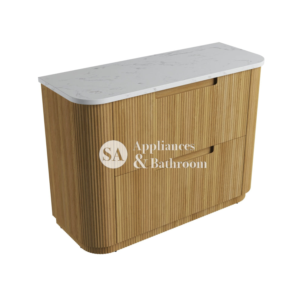 Aulic 1200mm Varcelli Floorstanding Vanity with Solid Surface Top Cato Top CA58-1200-ST26FT Vanity Units