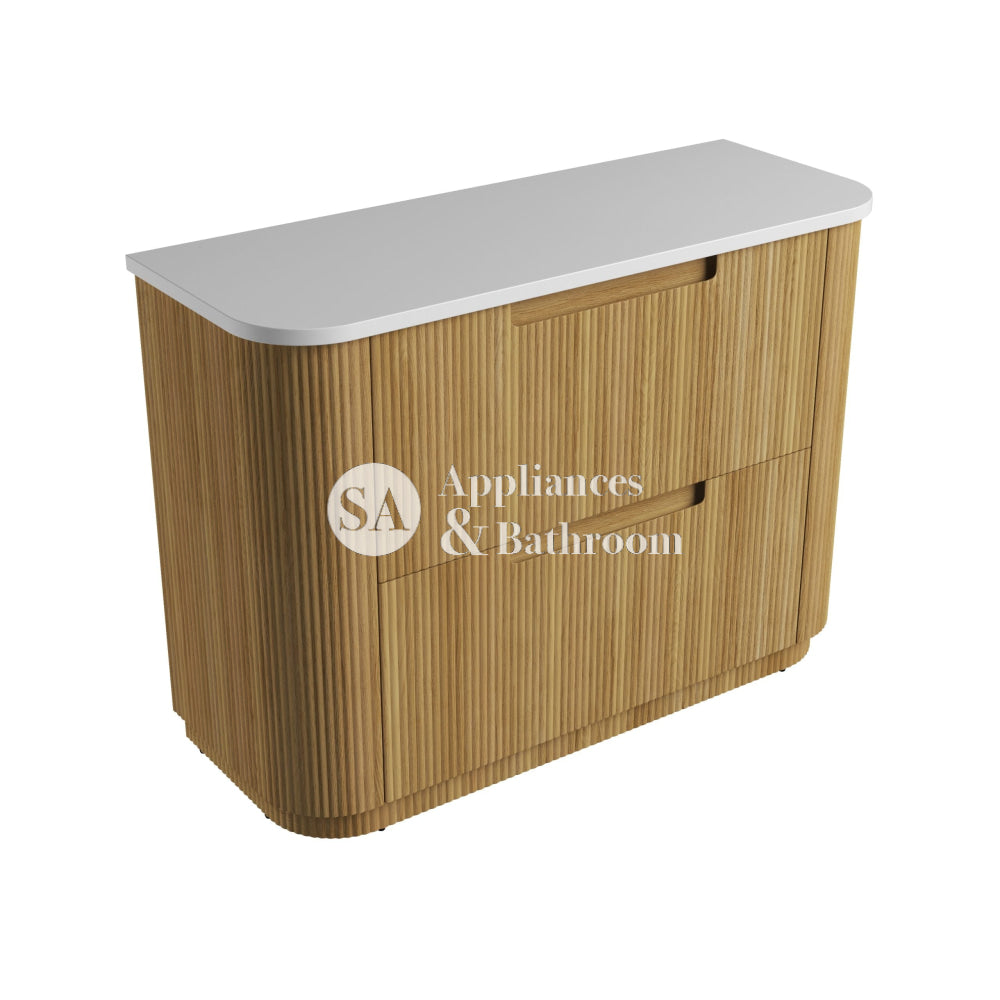 Aulic 1200mm Varcelli Floorstanding Vanity with Solid Surface Top Pure Top CA58-1200-ST56FT Vanity Units