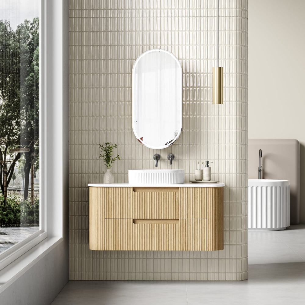 Aulic 1200mm Varcelli Tier Wall Hung Vanity CAWH54-1200-ST Vanity Units