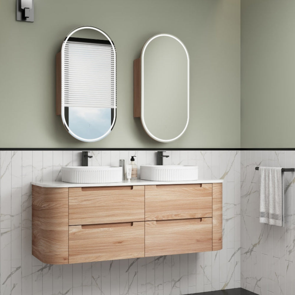 Aulic 1500mm Briony Wall Hung Vanity CAWH48-1500-ST66 Vanity Units