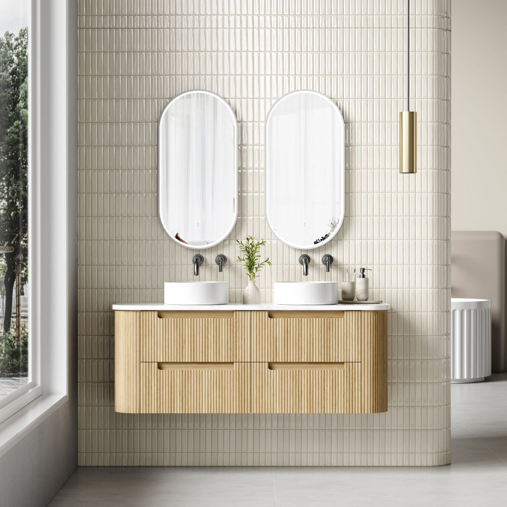 Aulic 1500mm Varcelli Tier Wall Hung Vanity CAWH54-1500-ST Vanity Units