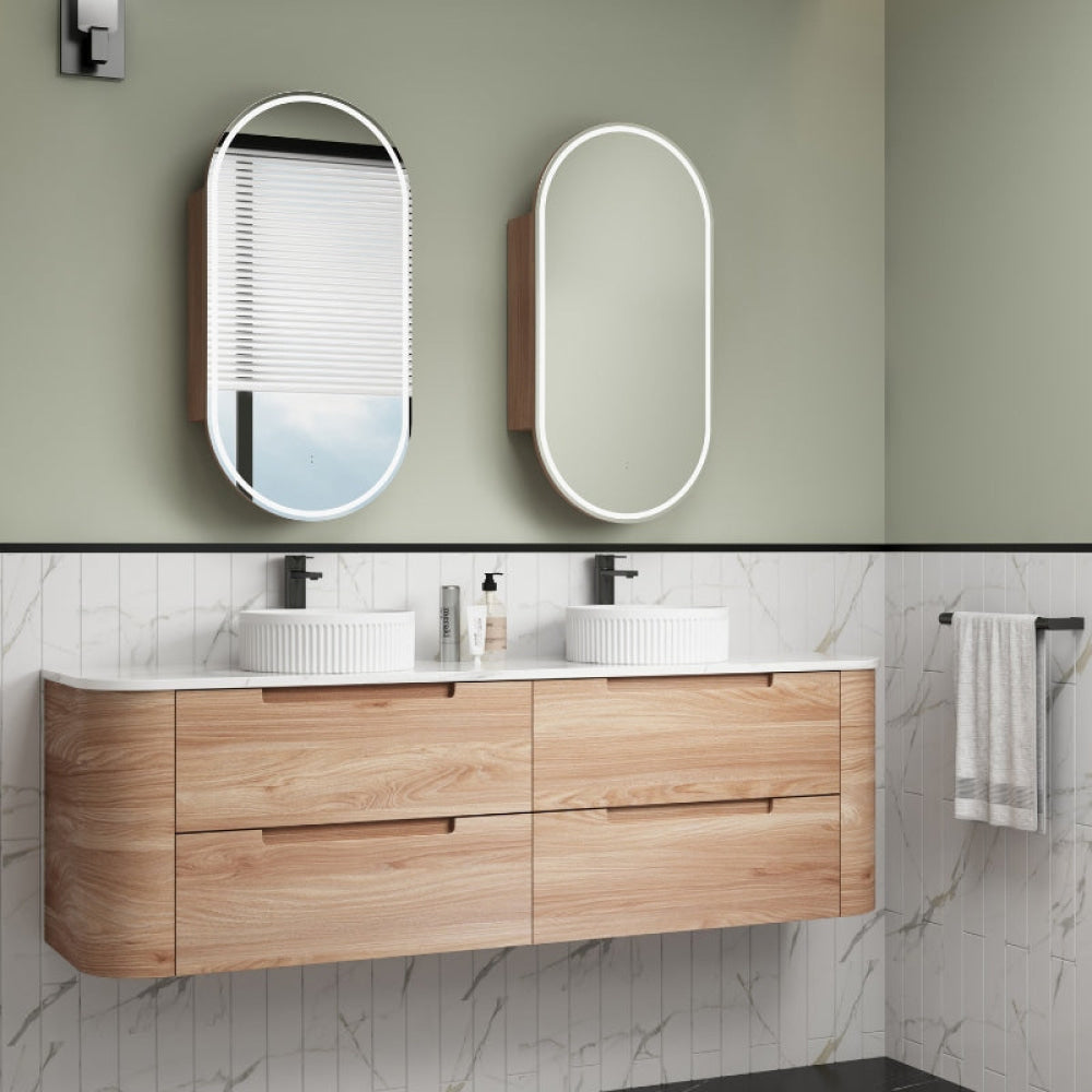 Aulic 1800mm Briony Wall Hung Vanity CAWH48-1800-ST66 Cabinet Only Vanity Units