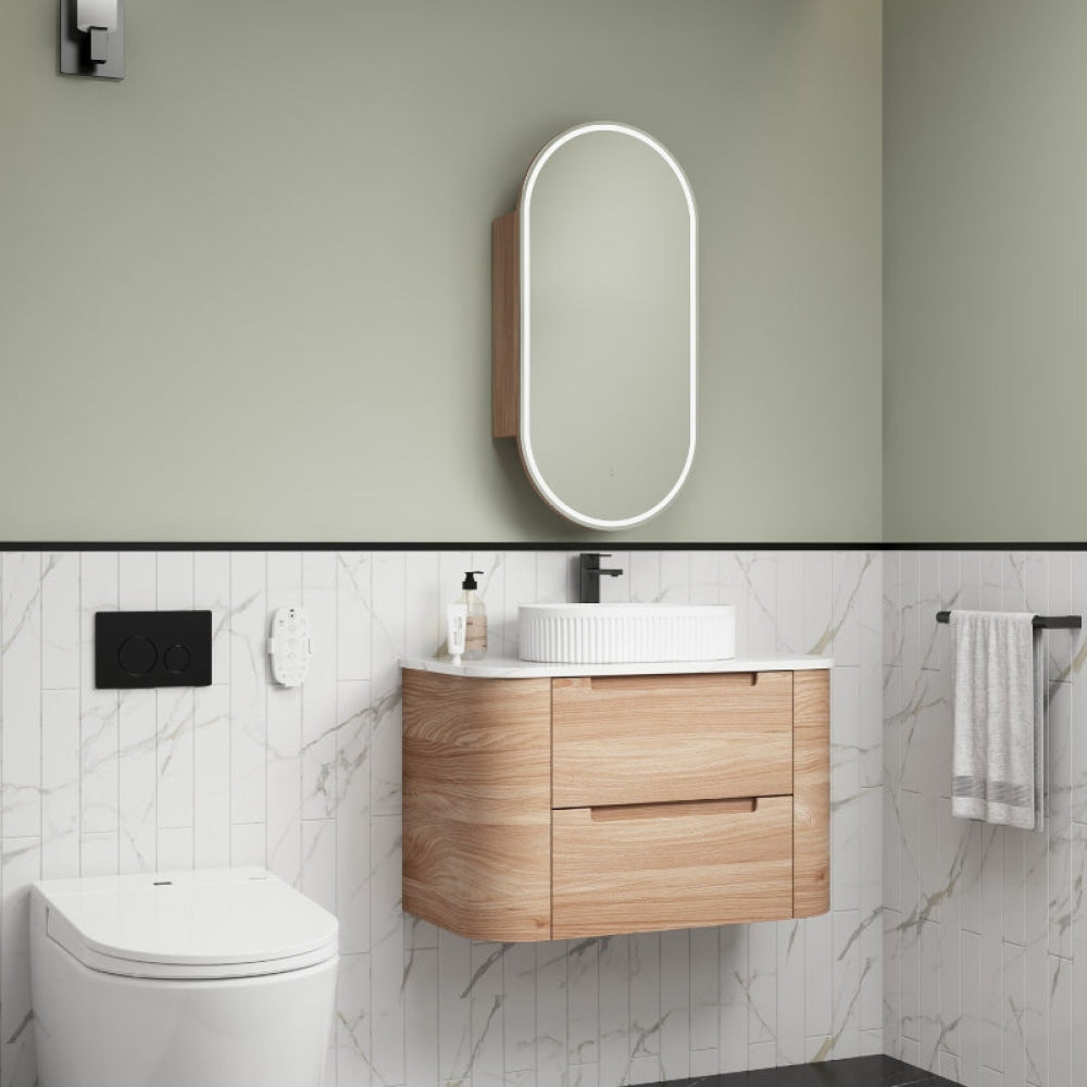 Aulic 900mm Briony Wall Hung Vanity CAWH48-900-ST66 Vanity Units