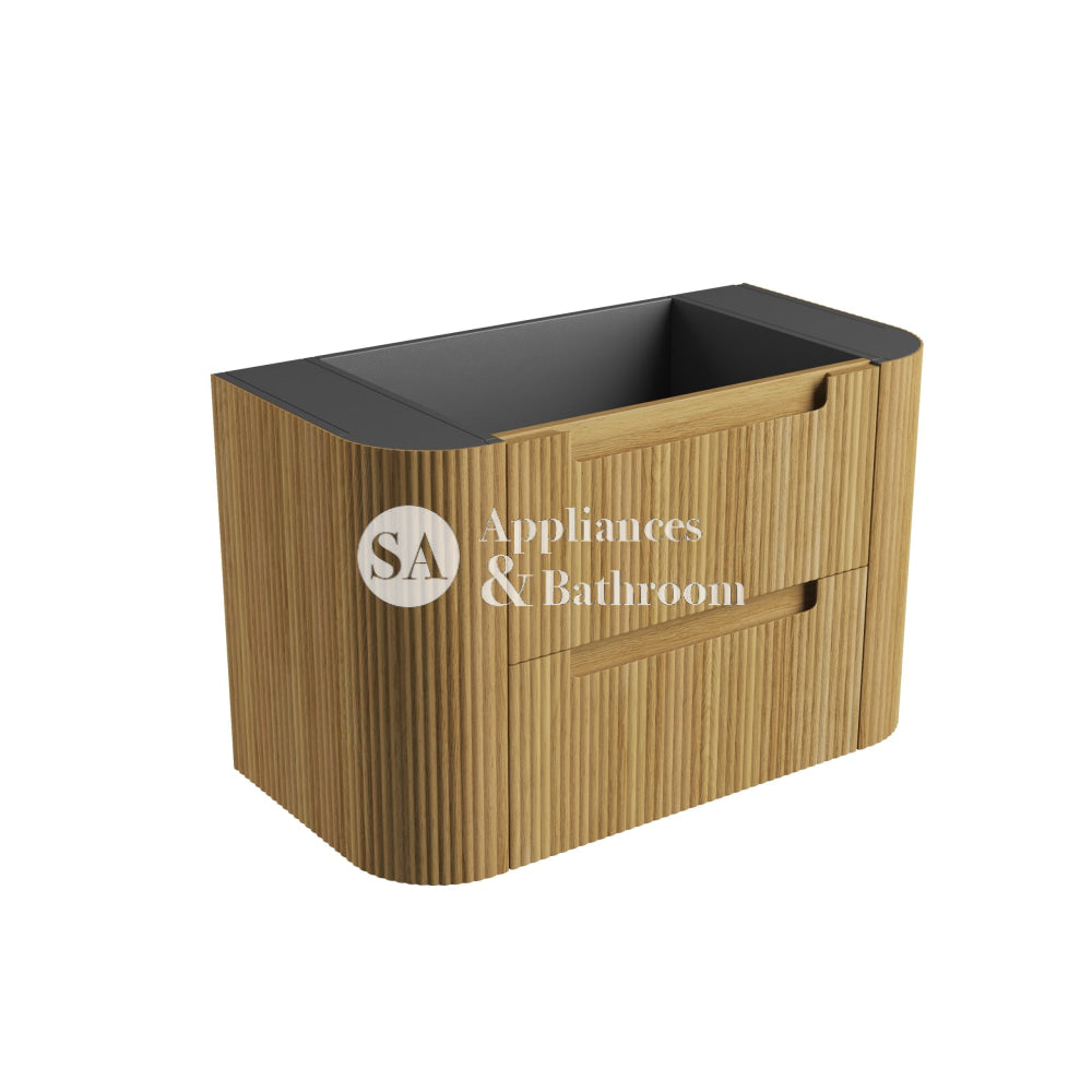 Aulic 900mm Varcelli Tier Wall Hung Vanity CAWH54-900-ST Cabinet Only Vanity Units