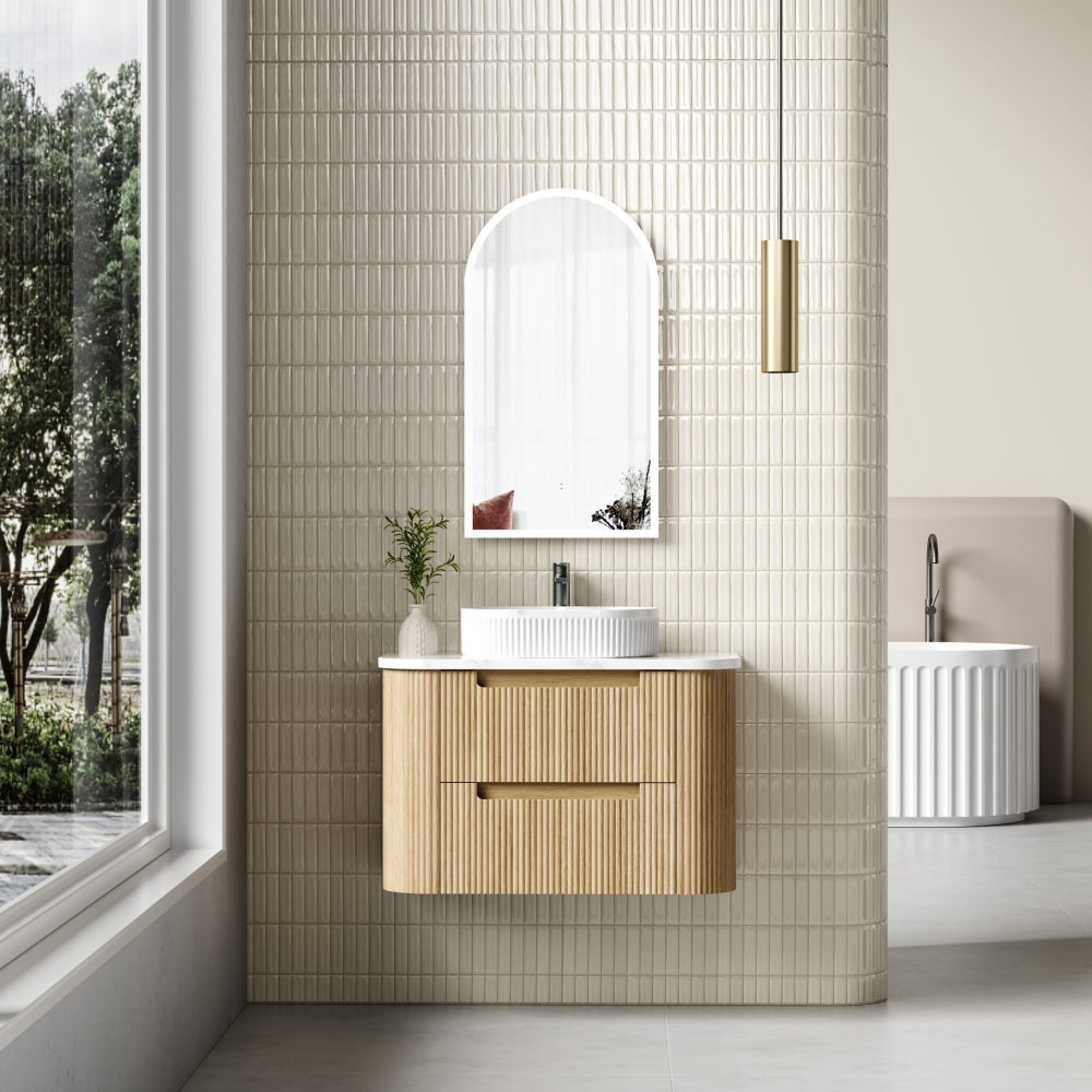 Aulic 900mm Varcelli Tier Wall Hung Vanity CAWH54-900-ST Vanity Units