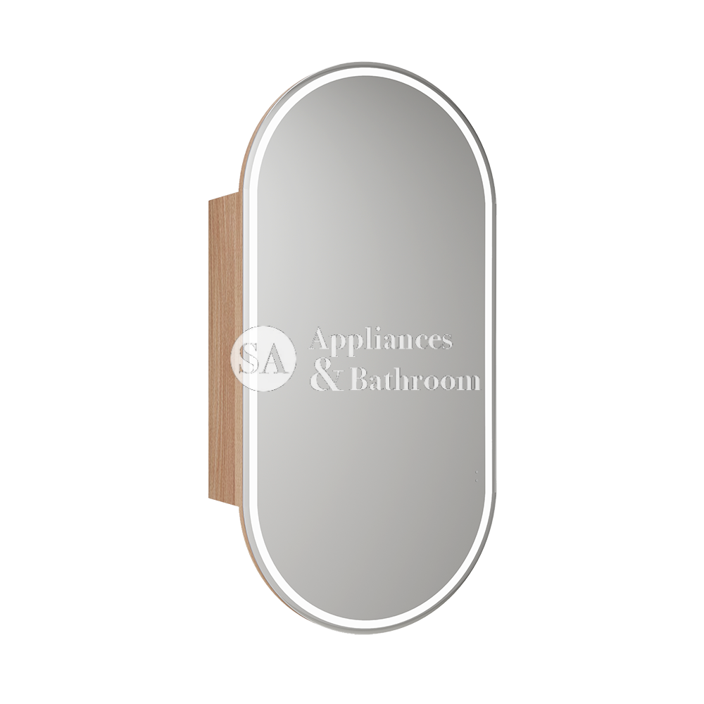 Aulic Beau Monde Oblong LED Mia Shaving Cabinet 450 x 900mm LSCBM-450-MIA Mirrors & Cabinets