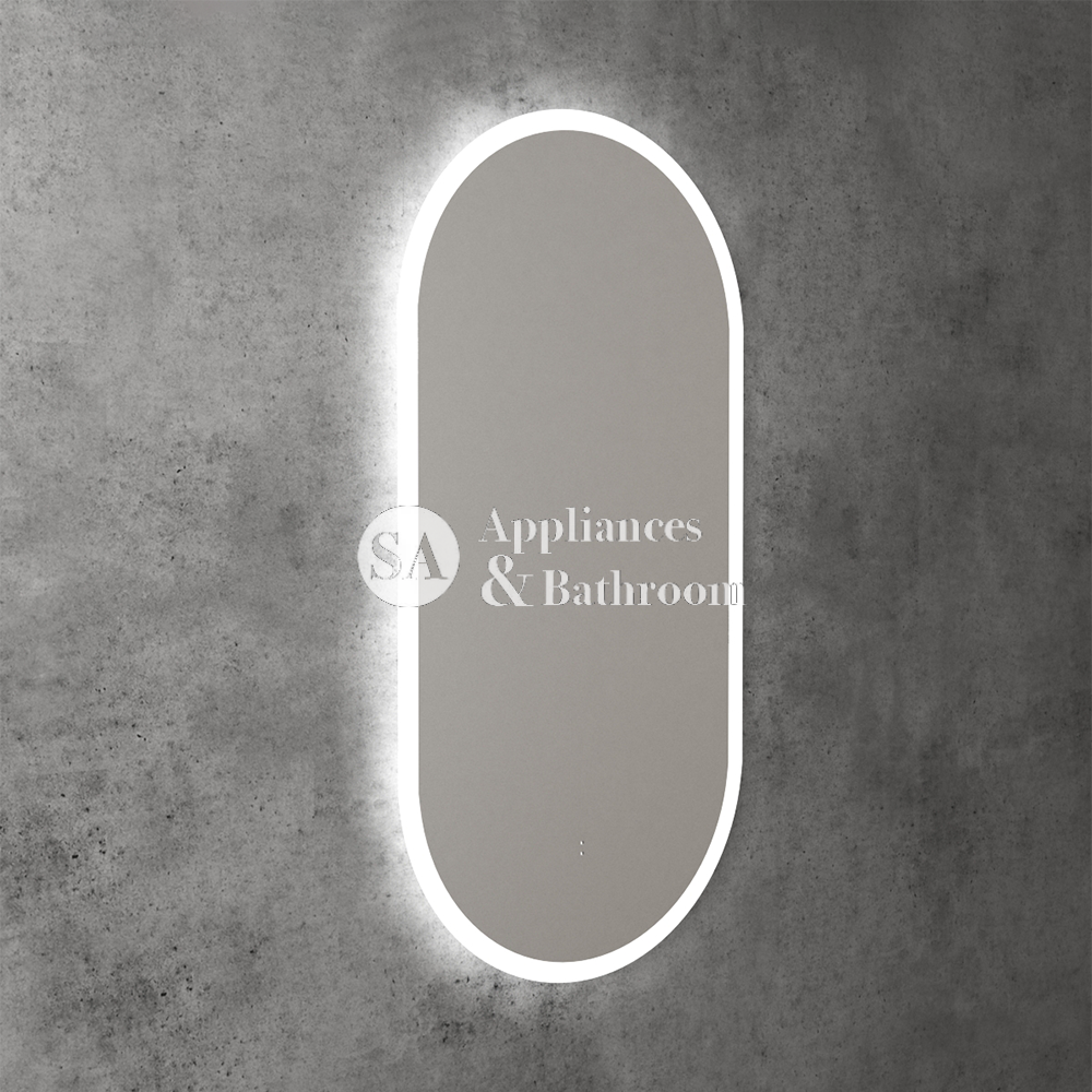 Aulic Beau Monde Oblong Pill LED Mirror Frameless 450 x 900mm LMBM-450 Frameless Mirrors