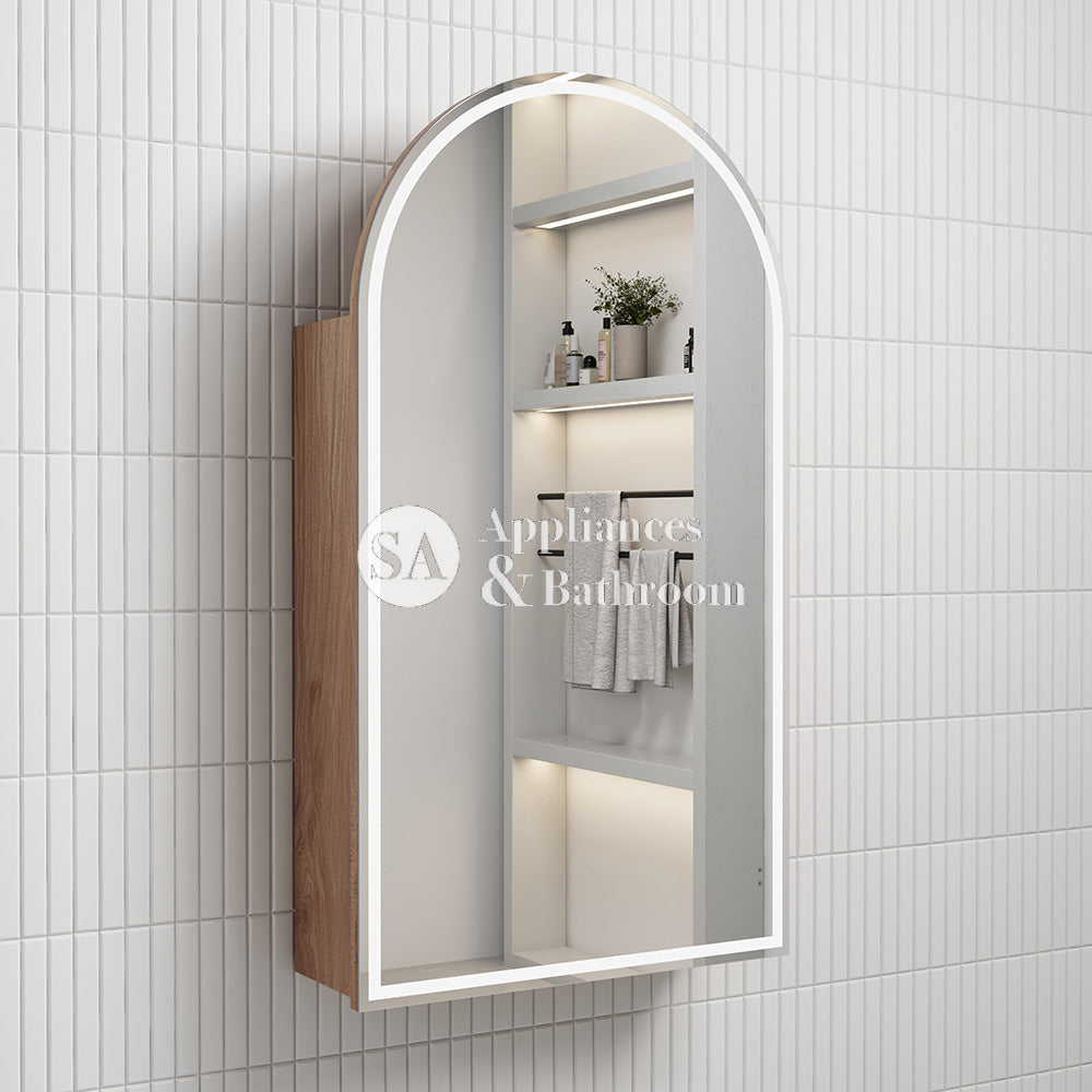 Aulic Canterbury Arch LED Mia Shaving Cabinet 500 x 900mm LSCCAN-500-MIA Mia Mirrors & Cabinets