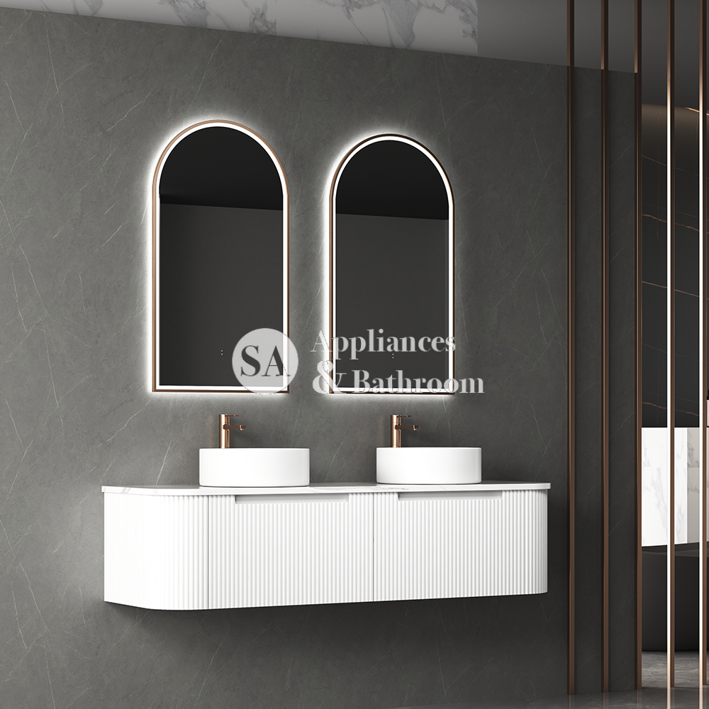 Aulic Canterbury Arch LED Mirror Brushed Bronze 500 x 900mm LMCAN-500-BZ Brushed Bronze Mirrors