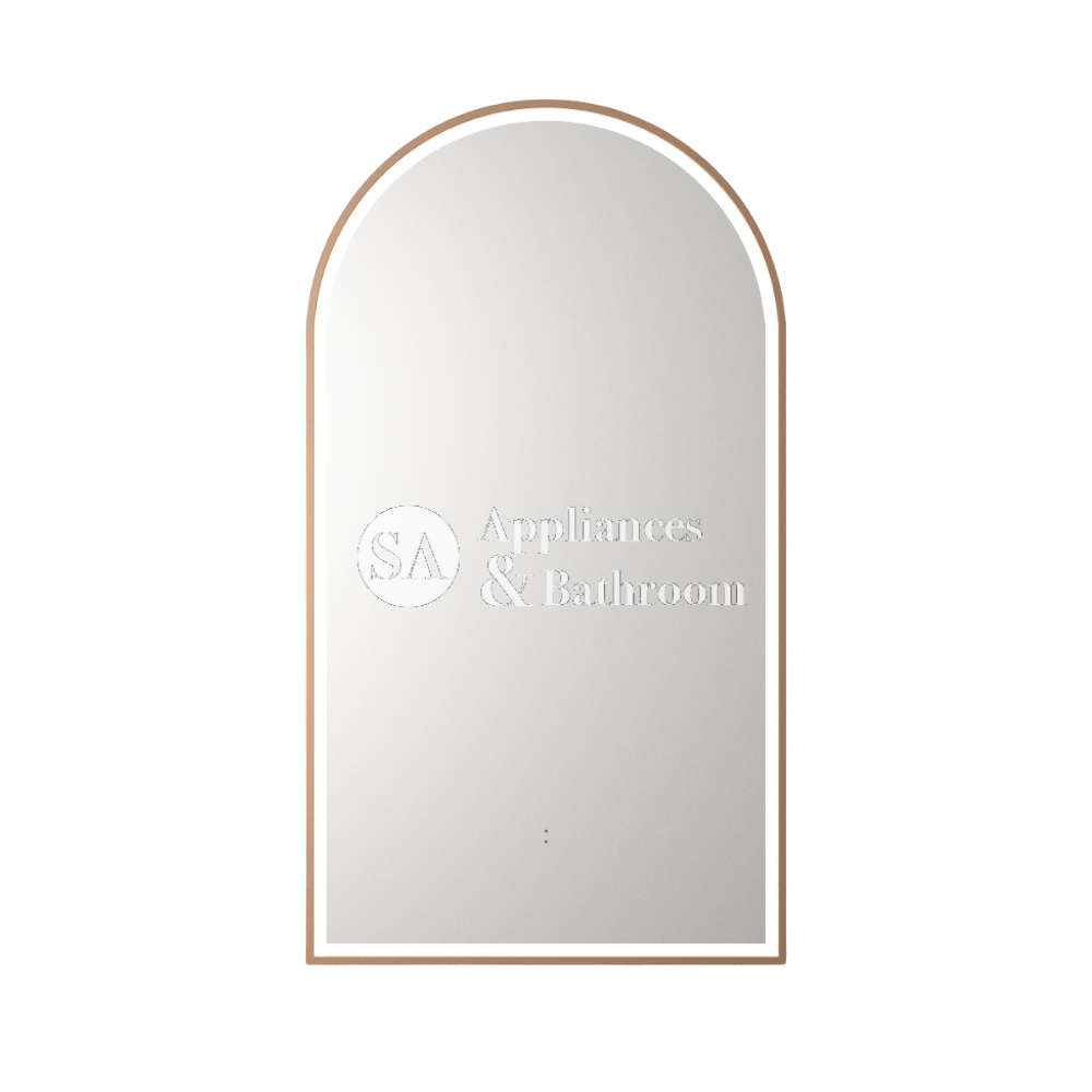 Aulic Canterbury Arch LED Mirror Brushed Bronze 500 x 900mm LMCAN-500-BZ Brushed Bronze Mirrors