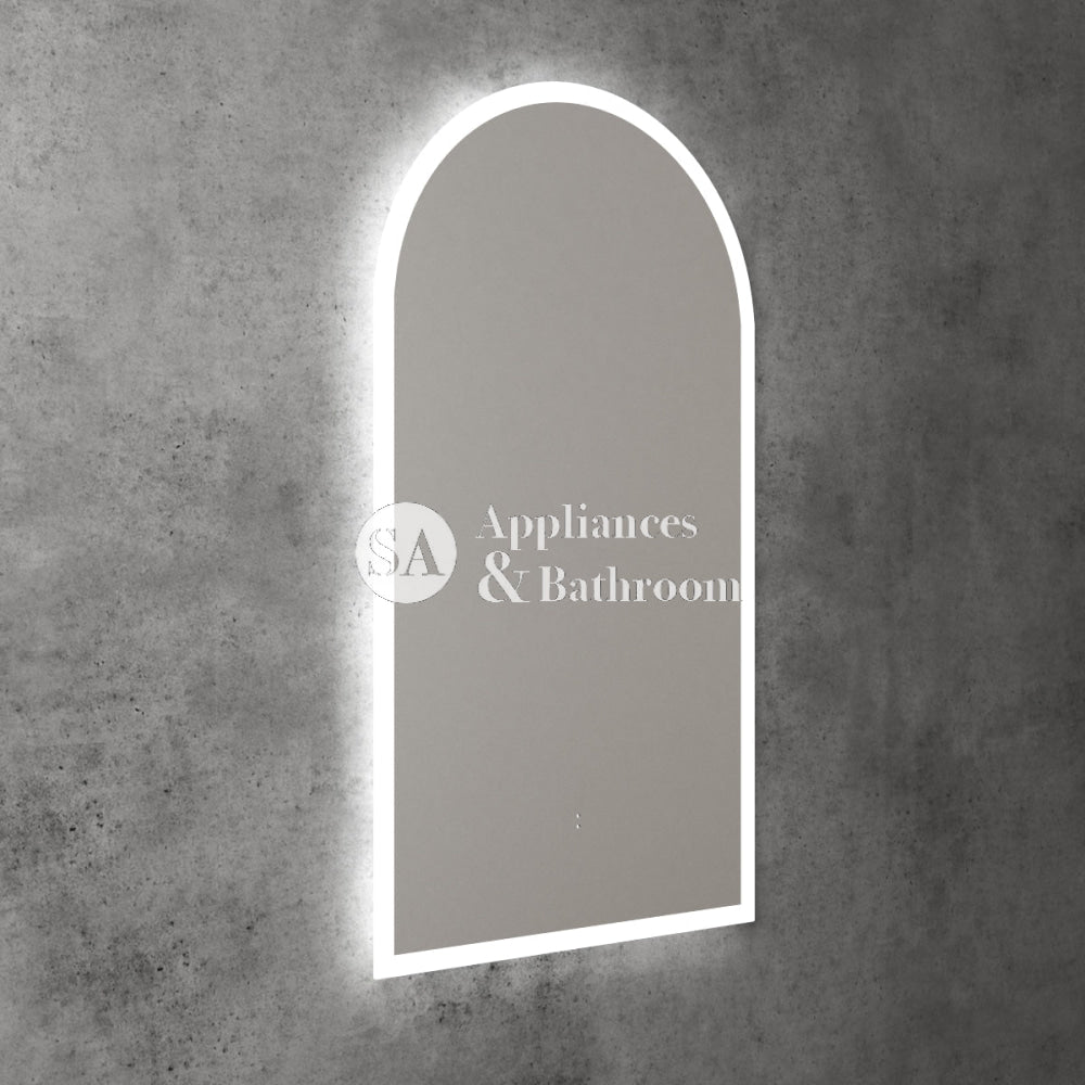 Aulic Canterbury Arch LED Mirror Frameless 500 x 900mm LMCAN-500 Frameless Mirrors