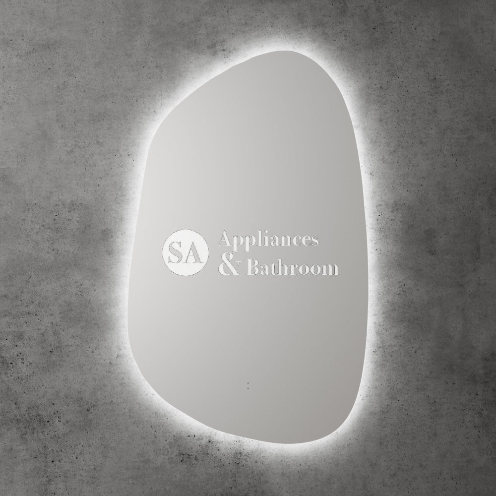 Aulic Tarcoola Asymmetric LED Mirror Frameless 550 x 900mm LMTAR-550 Frameless Mirrors