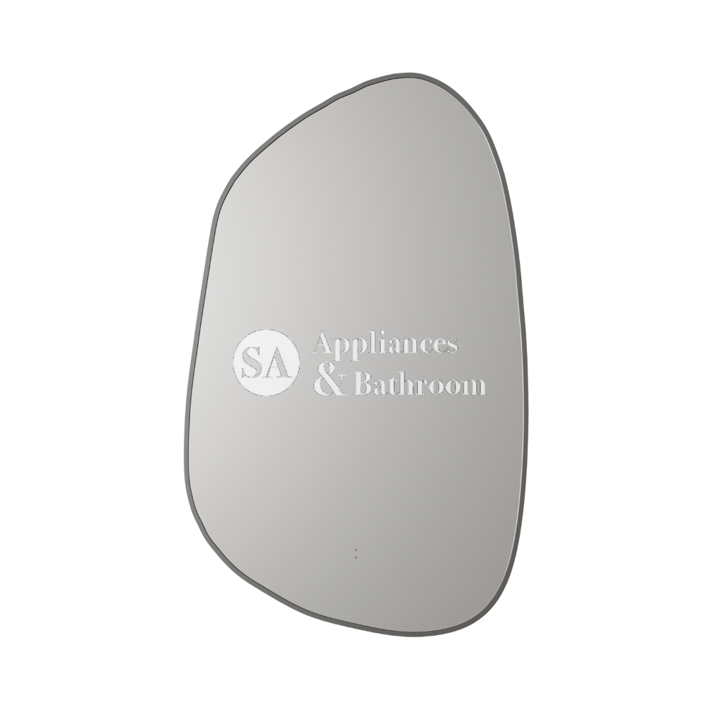 Aulic Tarcoola Asymmetric LED Mirror Gunmetal 550 x 900mm LMTAR-550-GM Gunmetal Mirrors