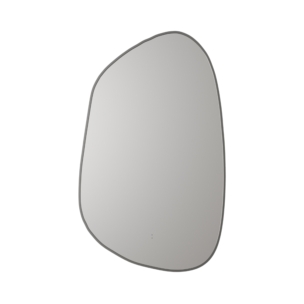 Aulic Tarcoola Asymmetric LED Mirror Gunmetal 550 x 900mm LMTAR-550-GM Gunmetal Mirrors