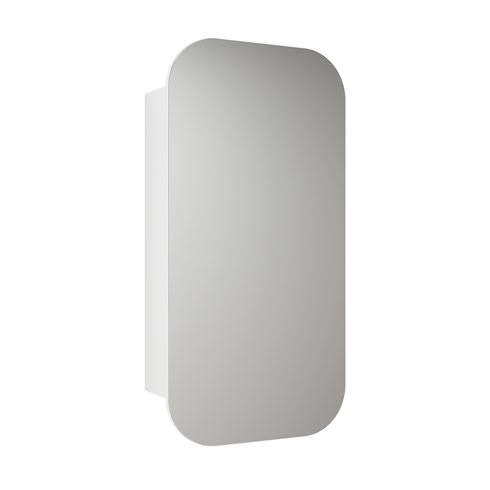 Aulic Vienna Matte White Shaving Cabinet 450 x 900mm SCVIE-450-MW Matte White Mirrors & Cabinets