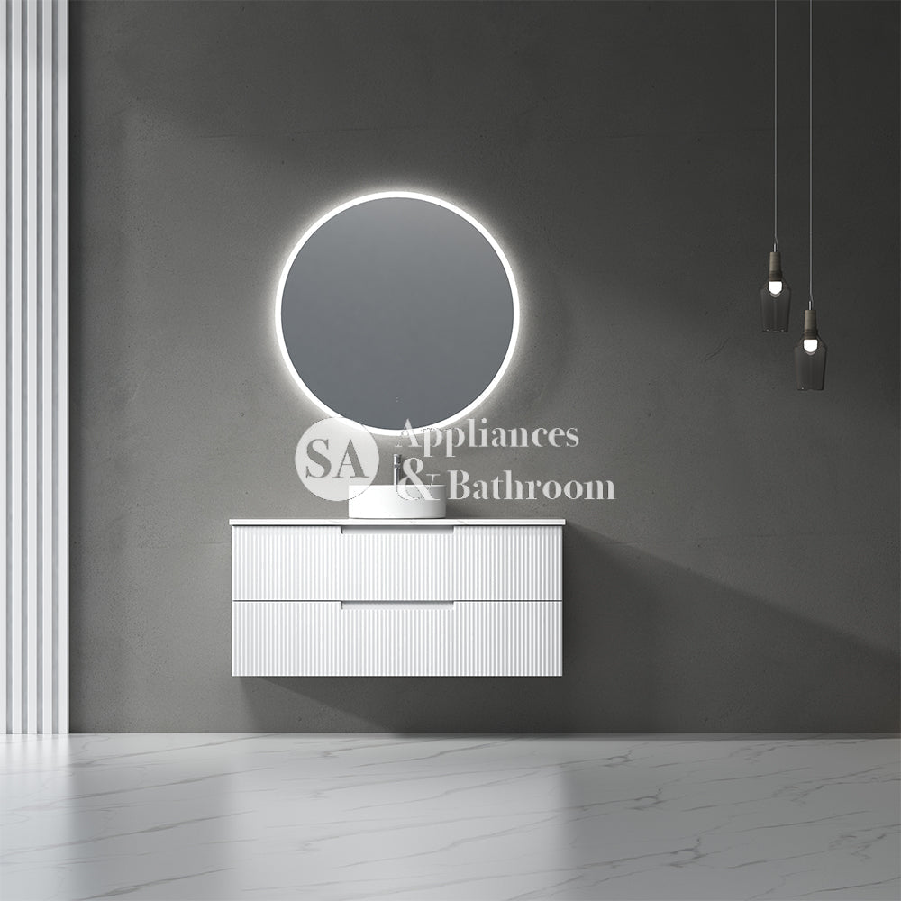 Aulic Windsor Round LED Mirror 900mm Frameless LMWIN-900 Frameless Mirrors
