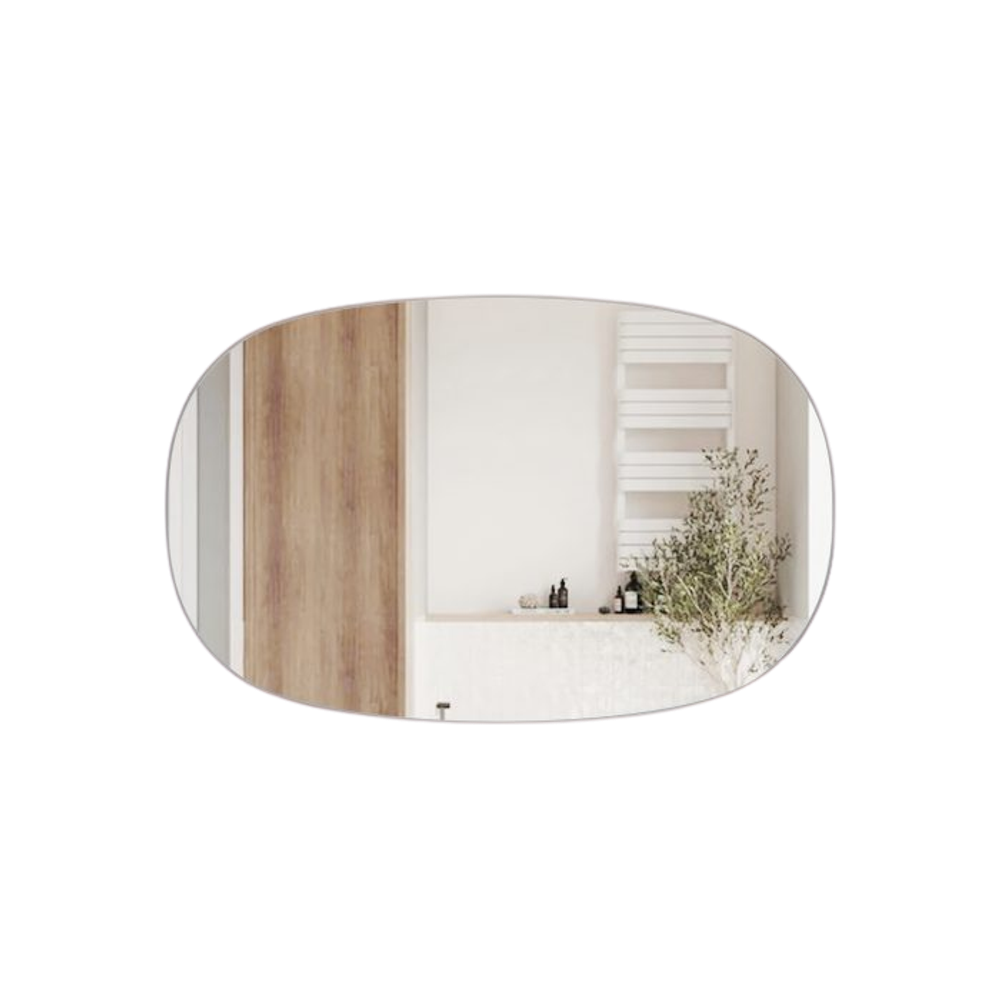 Aulic LMVAL-1400-BN Valmont Horizontal 1400mm LED Mirror, Brushed Nickel