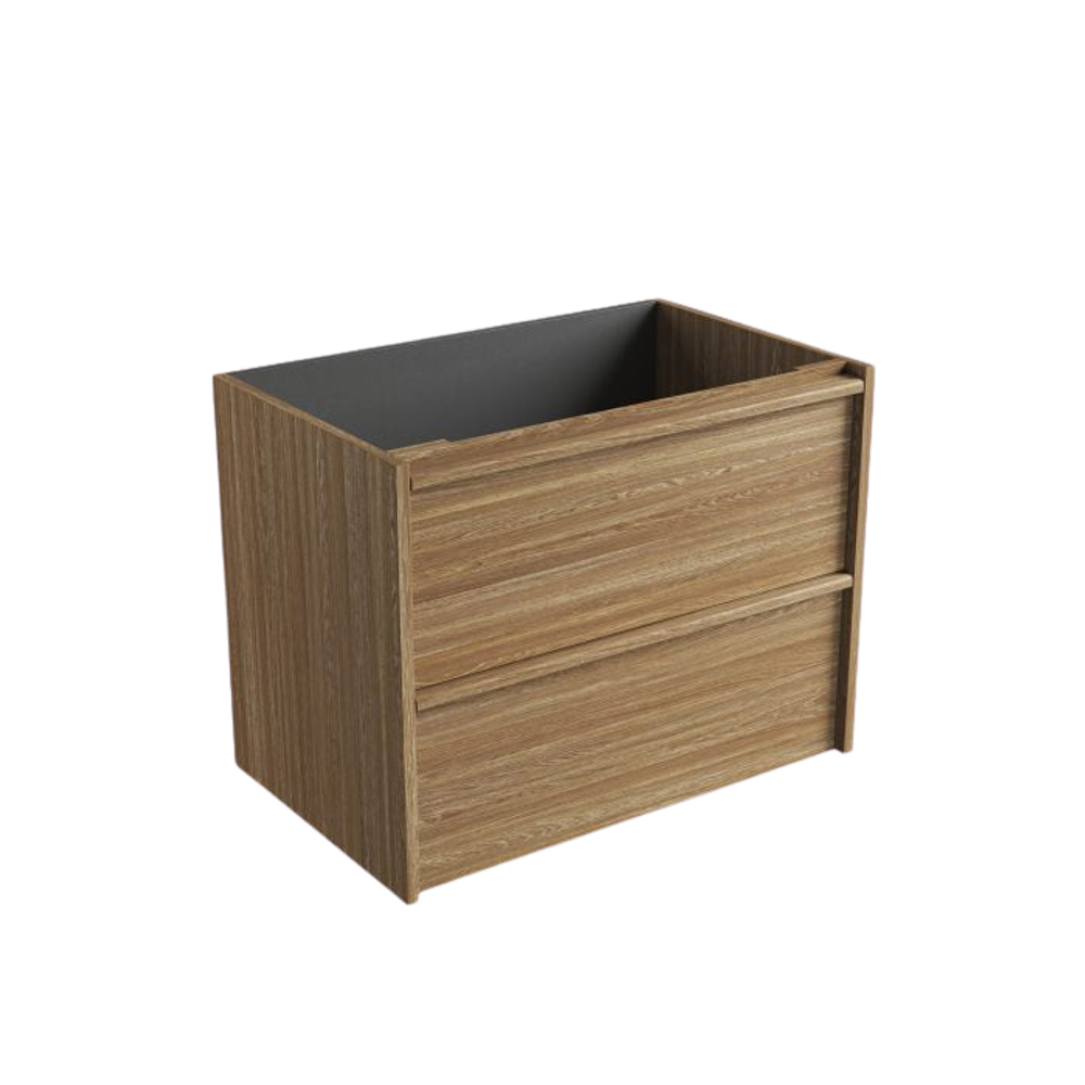 Aulic 750mm VE750WHA Venetta Framed Wall Hung Vanity Harvest Oak