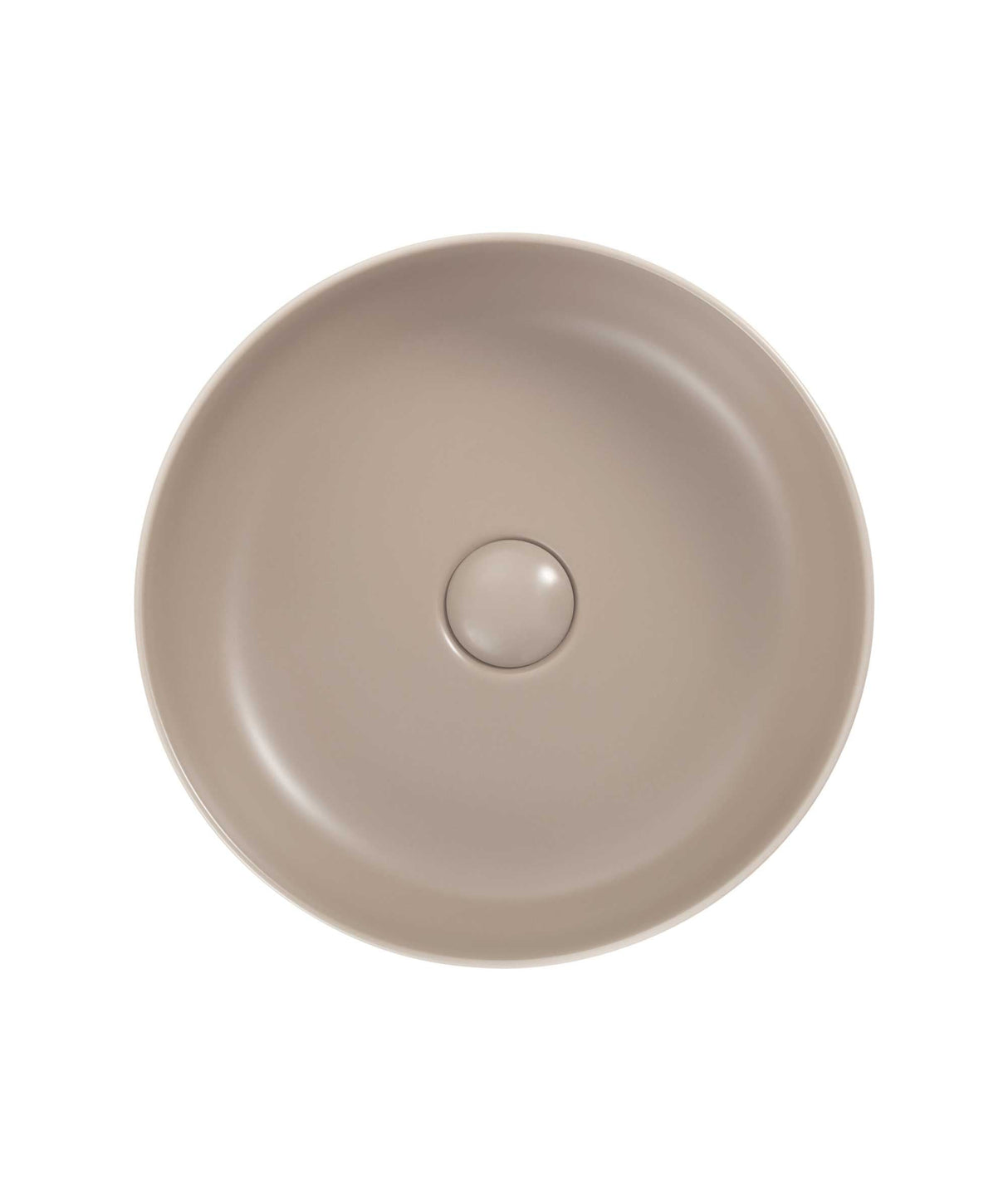 Seima 192076 Aurora 380 Above Counter Ceramic Basin, Smoky Taupe