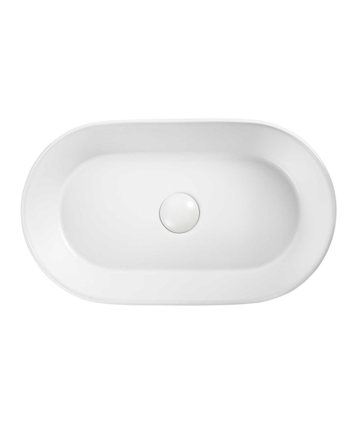 Seima 192067 Aurora 530 Above Counter Ceramic Basin, White Silk Matte