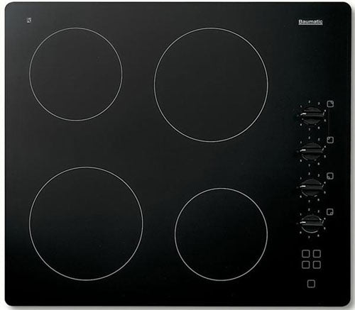 Baumatic BA10 60cm Italian Ceramic Electric Cooktop - Smaller Cut Out Size