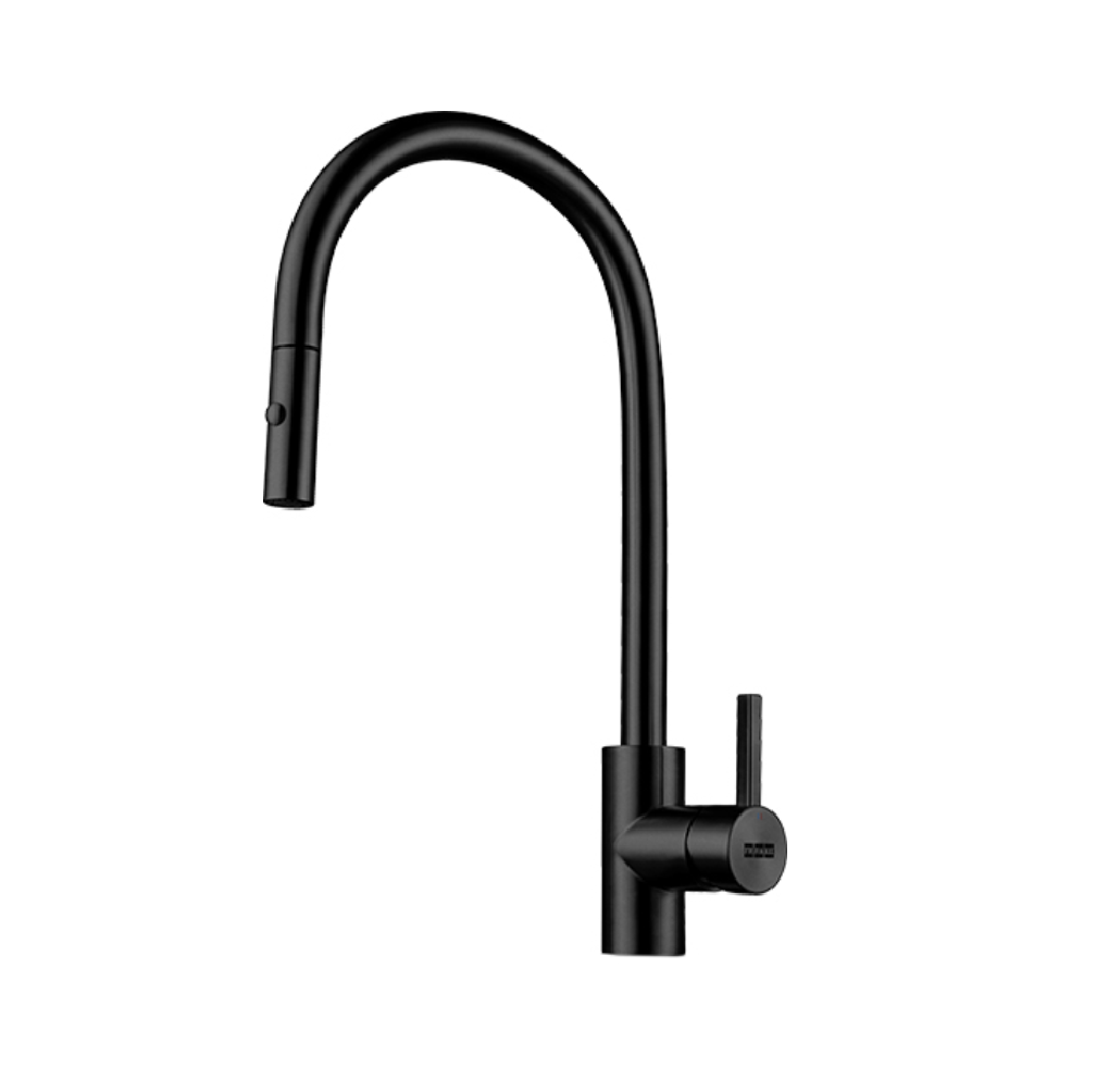 Franke Eos Neo Pull Out Tap with Vegy Spray Black Steel, TA9601BS