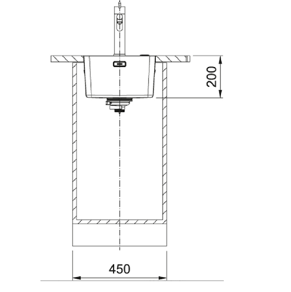 Franke Mythos Single Bowl 340mm Top Mount Stainless Steel, MYX210-34B