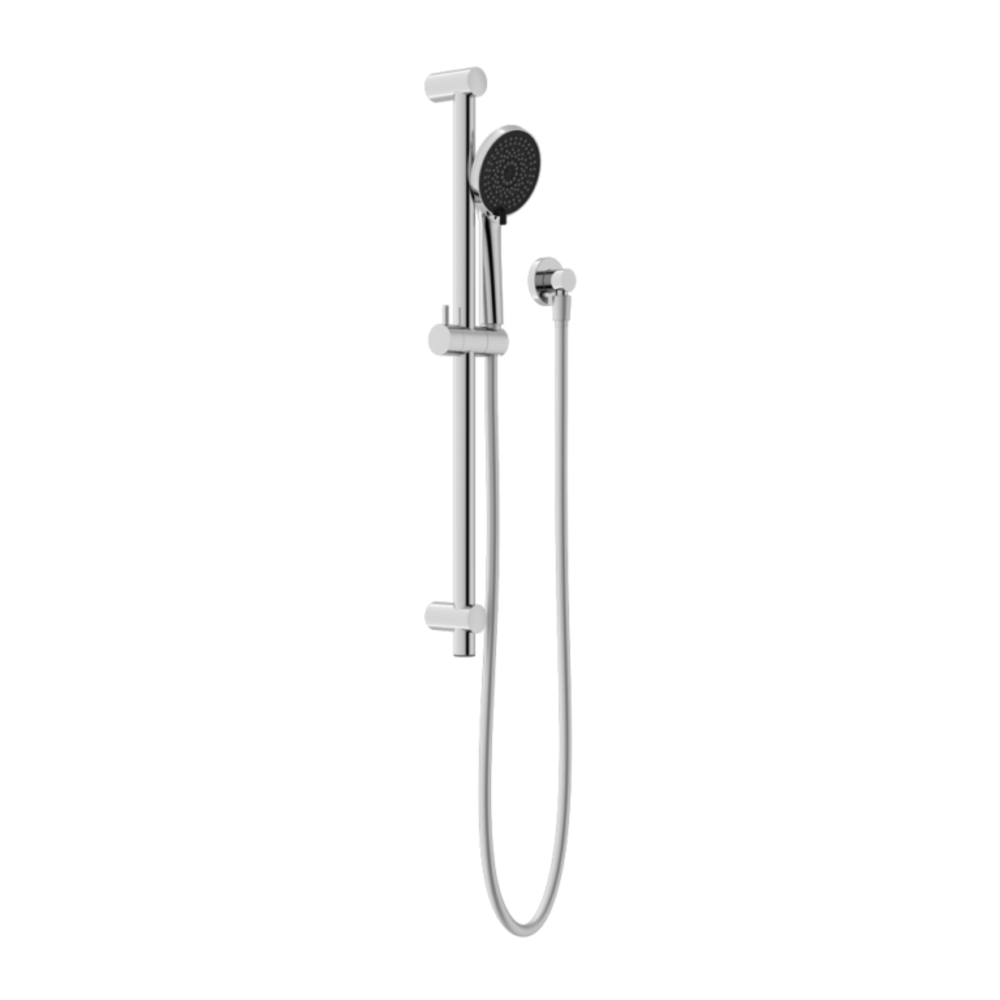 Nero Round Metal Project Rail Shower Chrome NR318CH