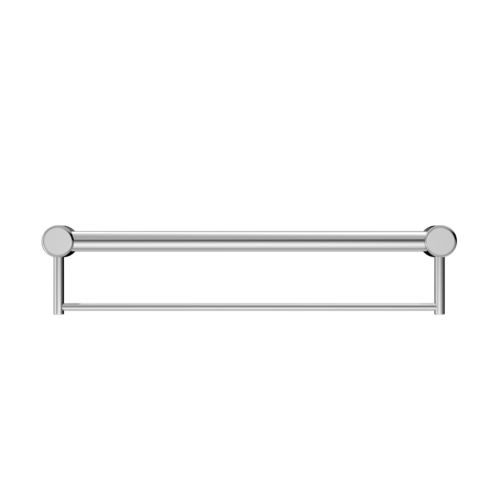 Nero Mecca Care 32mm Grab Rail With Towel Holder 600mm Chrome NRCR3224BCH