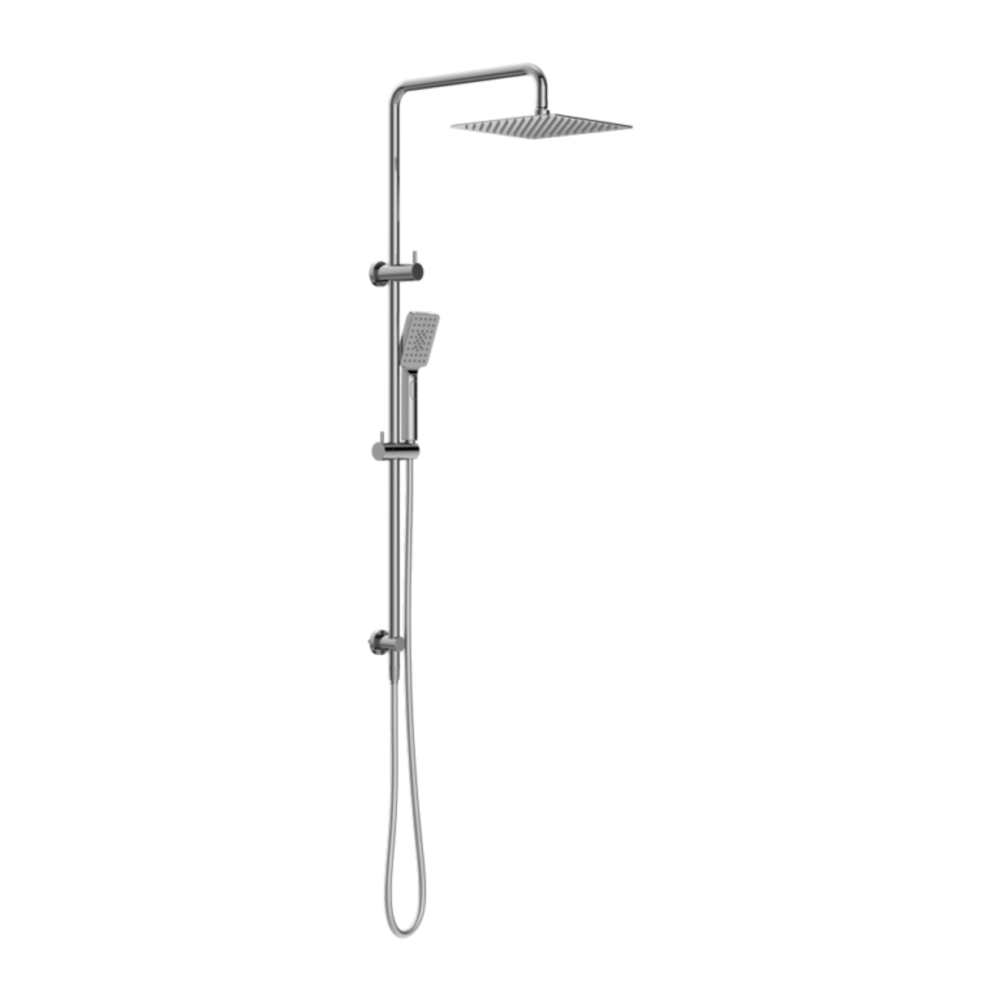 Nero Square Project Twin Shower Chrome NR232105ECH